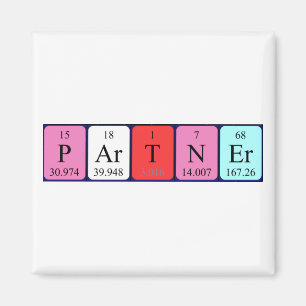 Periodenmagnet des Partners Magnet