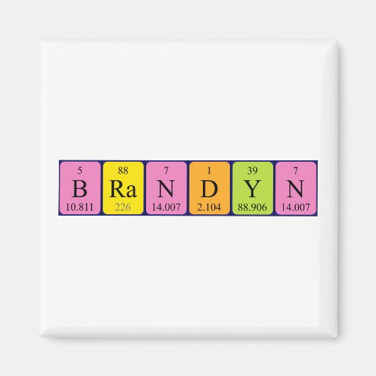 Periodenmagnet Magnet (Vorne)