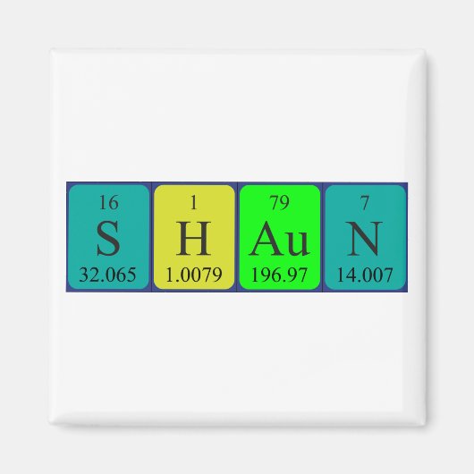 Periodenmagnet Magnet (Vorne)