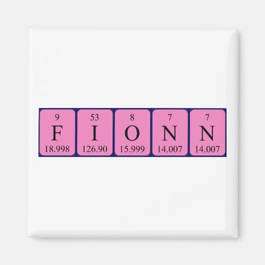 Periodenmagnet Magnet (Vorne)