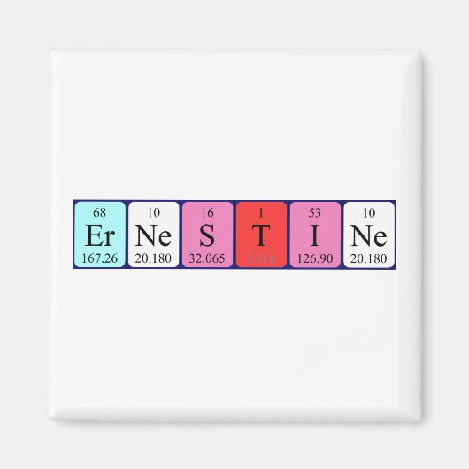 Periodenmagnet Magnet (Vorne)