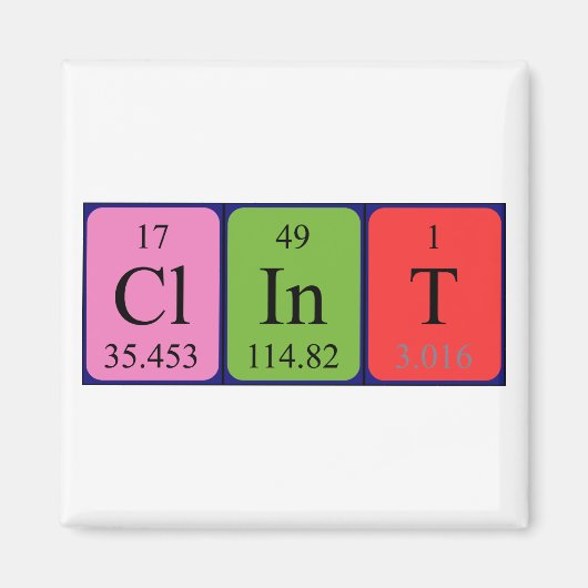 Periodenmagnet Magnet (Vorne)