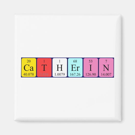 Periodenmagnet Magnet (Vorne)