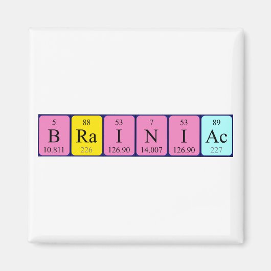 Periodenmagnet Magnet (Vorne)