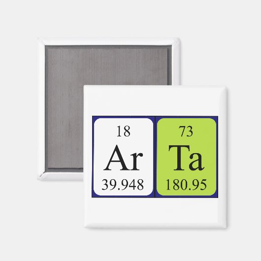 Periodenmagnet Magnet (Vorderseite/Rückseite)