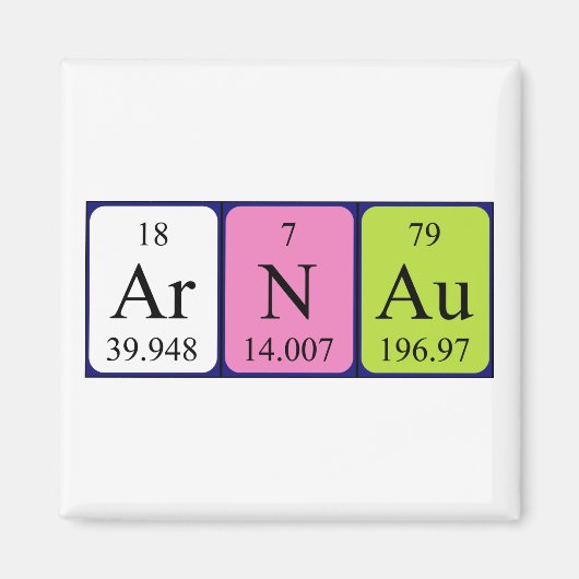 Periodenmagnet Magnet (Vorne)