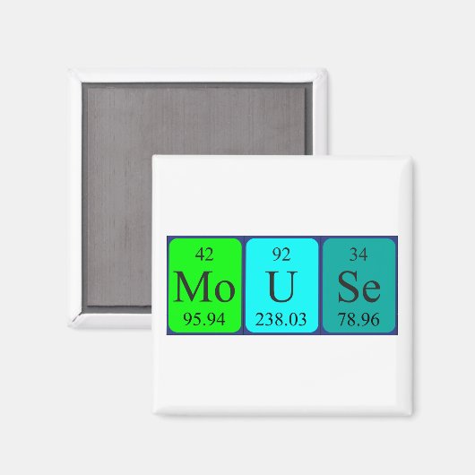 Periodenmagnet Magnet (Vorderseite/Rückseite)