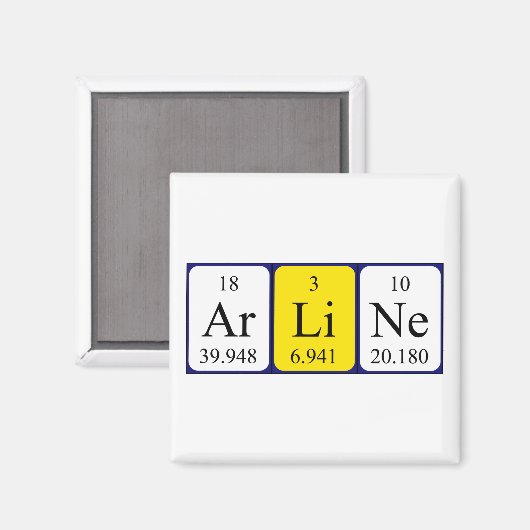 Periodenmagnet Magnet (Vorderseite/Rückseite)