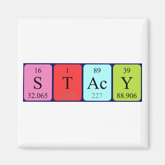 Periodenmagnet Magnet (Vorne)