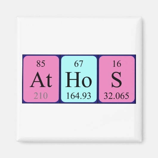 Periodenmagnet Magnet (Vorne)