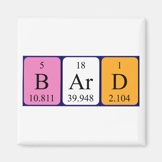 Periodenmagnet Magnet (Vorne)
