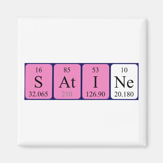 Periodenmagnet Magnet (Vorne)