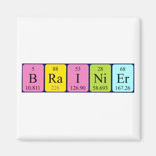 Periodenmagnet Magnet (Vorne)