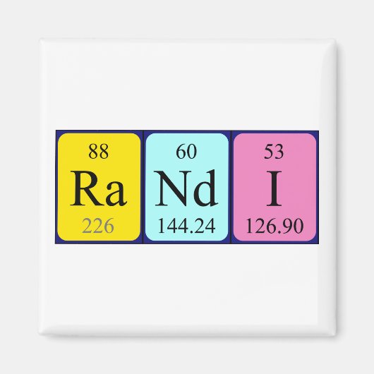 Periodenmagnet Magnet (Vorne)