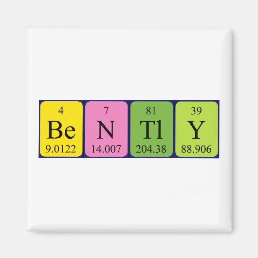 Periodenmagnet Magnet (Vorne)