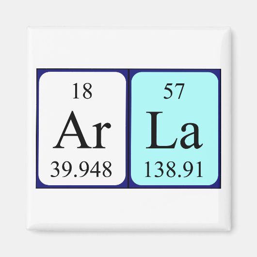 Periodenmagnet Magnet (Vorne)