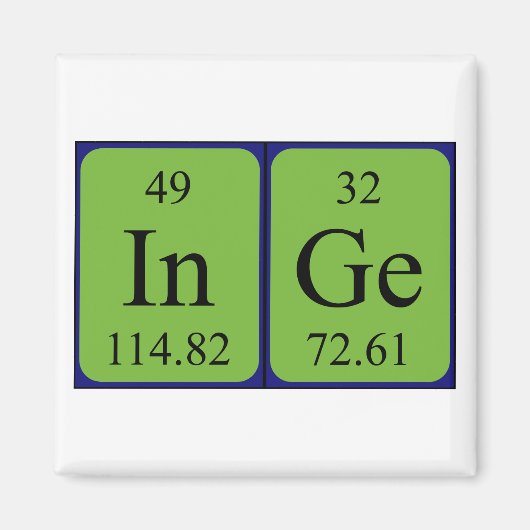 Periodenmagnet Magnet (Vorne)