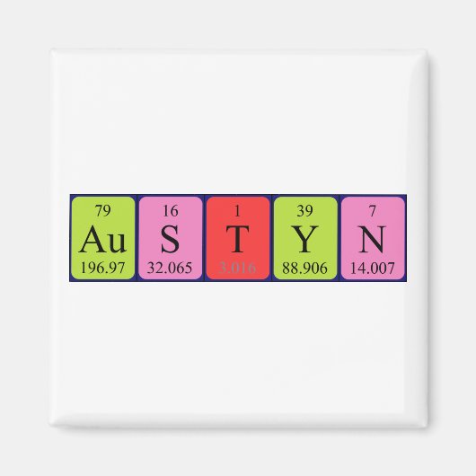Periodenmagnet Magnet (Vorne)