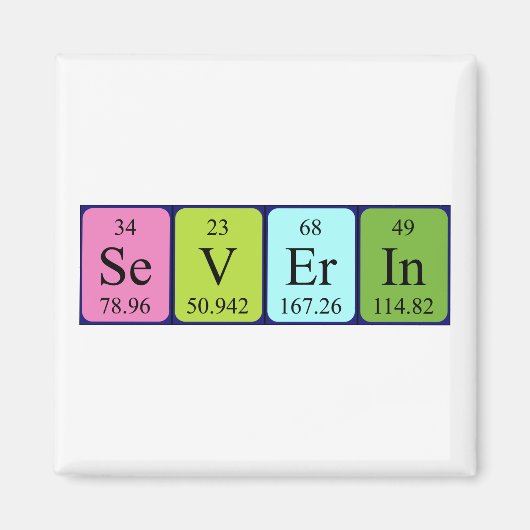 Periodenmagnet Magnet (Vorne)