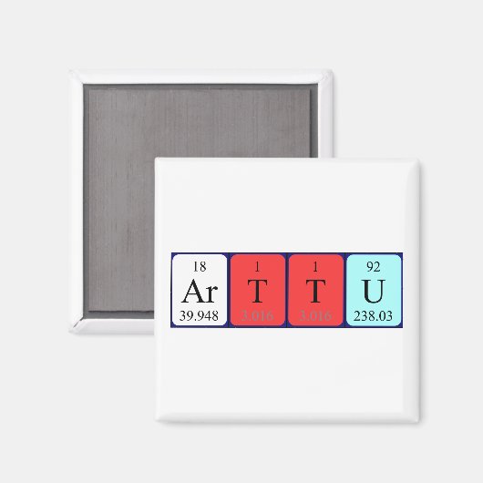 Periodenmagnet Magnet (Vorderseite/Rückseite)