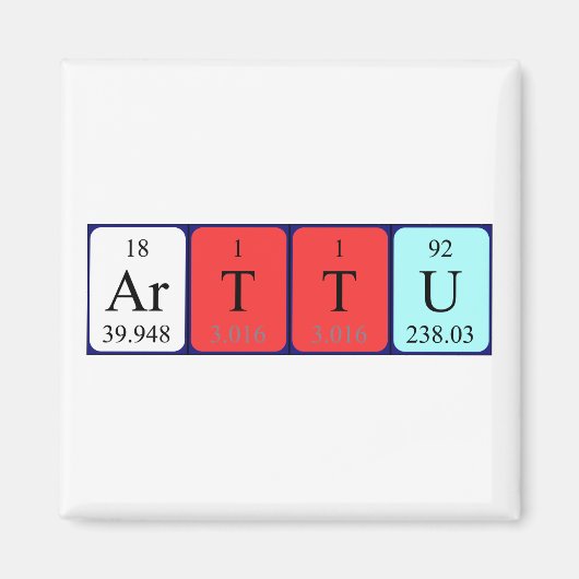 Periodenmagnet Magnet (Vorne)