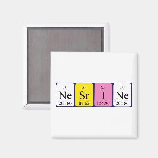 Periodenmagnet Magnet (Vorderseite/Rückseite)