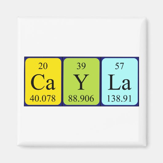 Periodenmagnet Magnet (Vorne)