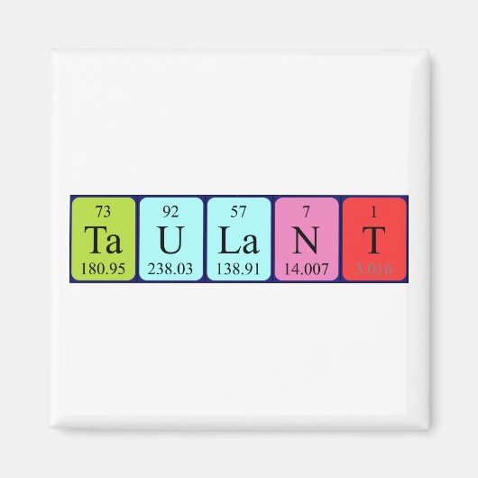 Periodenmagnet Magnet (Vorne)