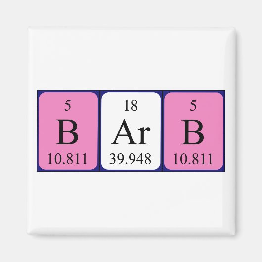 Periodenmagnet Magnet (Vorne)