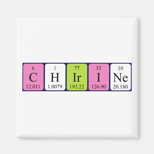 Periodenmagnet Magnet (Vorne)