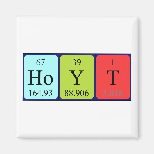 Periodenmagnet Magnet (Vorne)