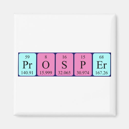 Periodenmagnet Magnet (Vorne)
