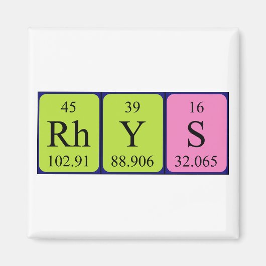 Periodenmagnet Magnet (Vorne)