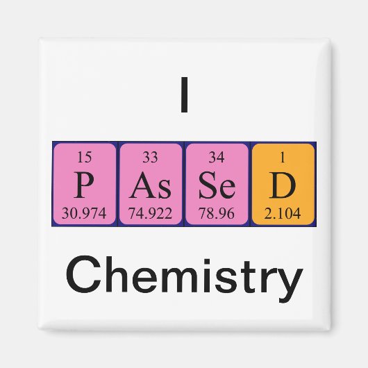 Periodenmagnet Magnet (Vorne)