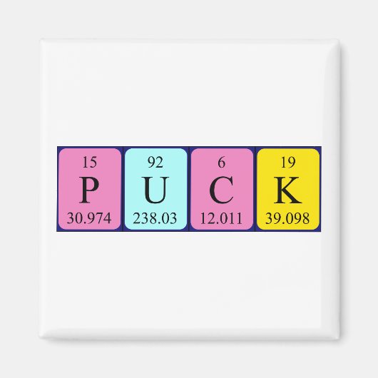 Periodenmagnet Magnet (Vorne)