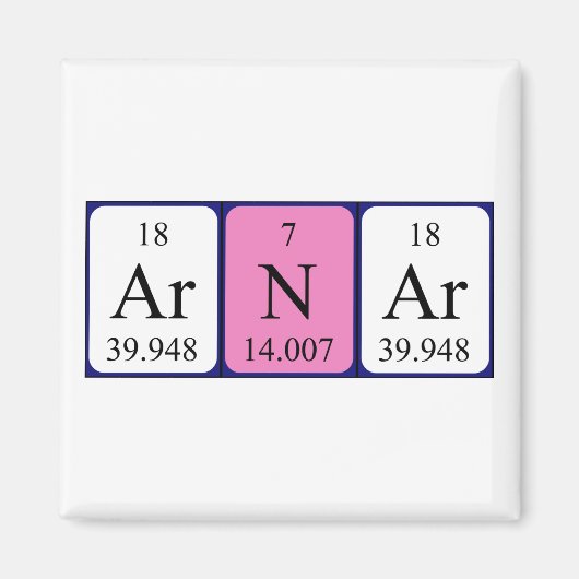 Periodenmagnet Magnet (Vorne)