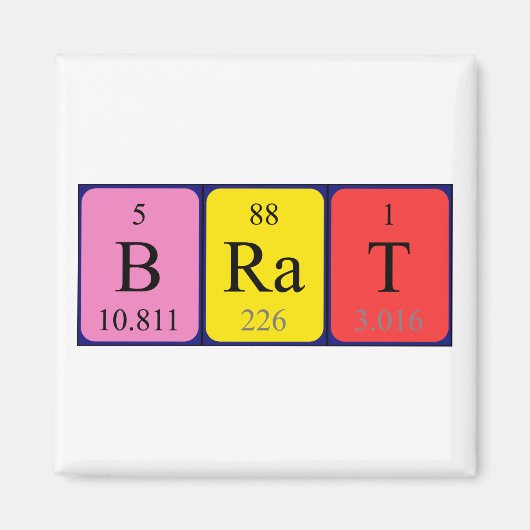 Periodenmagnet Magnet (Vorne)