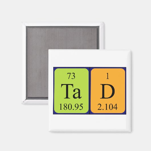 Periodenmagnet Magnet (Vorderseite/Rückseite)