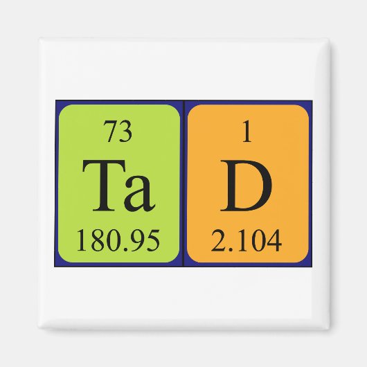 Periodenmagnet Magnet (Vorne)