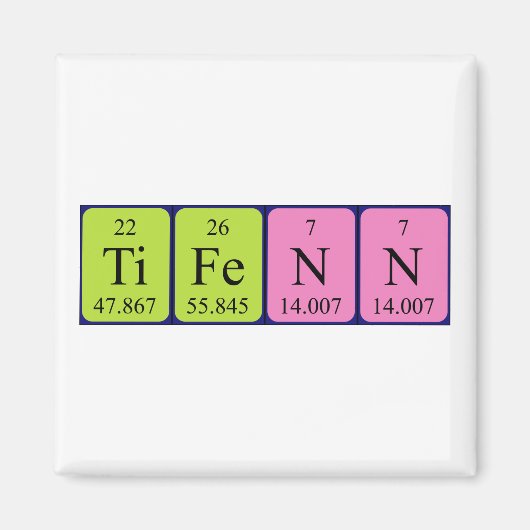 Periodenmagnet Magnet (Vorne)