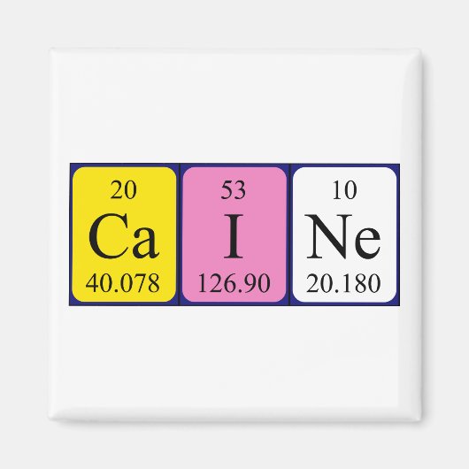 Periodenmagnet Magnet (Vorne)