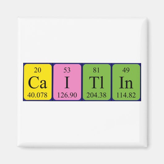 Periodenmagnet Magnet (Vorne)