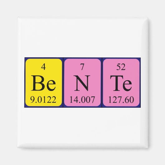 Periodenmagnet Magnet (Vorne)