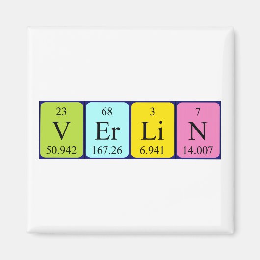 Periodenmagnet Magnet (Vorne)