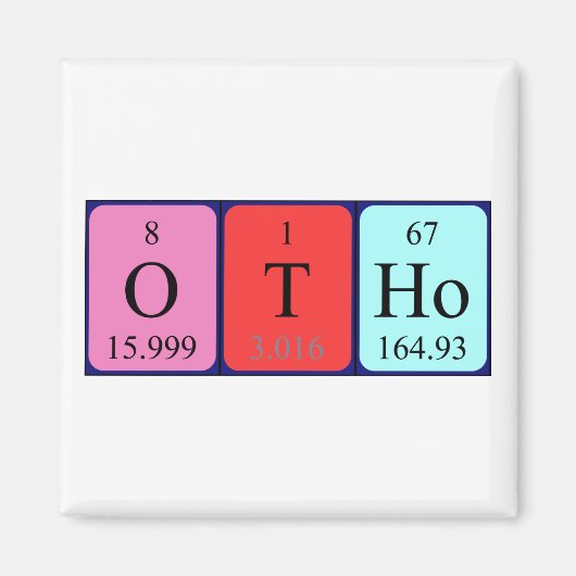 Periodenmagnet Magnet (Vorne)