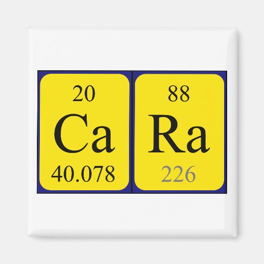 Periodenmagnet Magnet (Vorne)