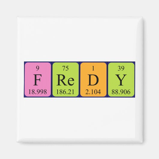 Periodenmagnet Magnet (Vorne)