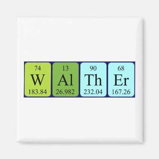 Periodenmagnet Magnet (Vorne)
