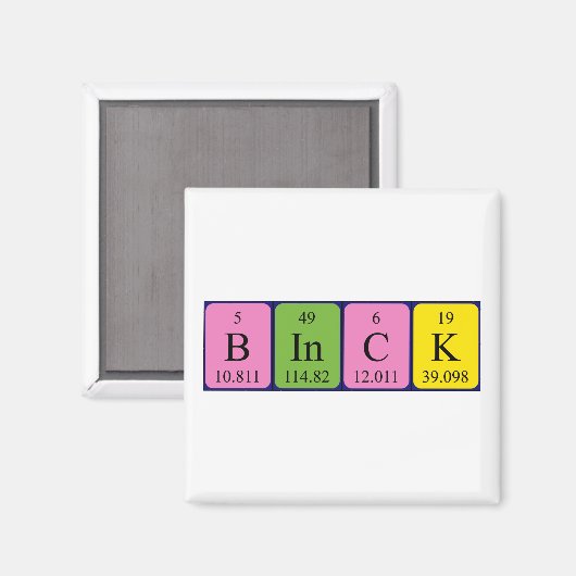 Periodenmagnet Magnet (Vorderseite/Rückseite)