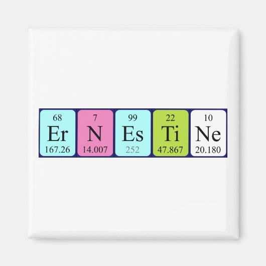 Periodenmagnet Magnet (Vorne)